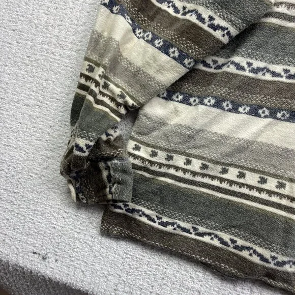 VTG Private member Heavy Button-Down Over Shirt L Aztec Southwest Pattern Retro - Picture 13 of 16